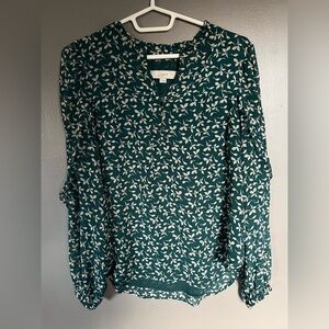 Loft Green Blouse